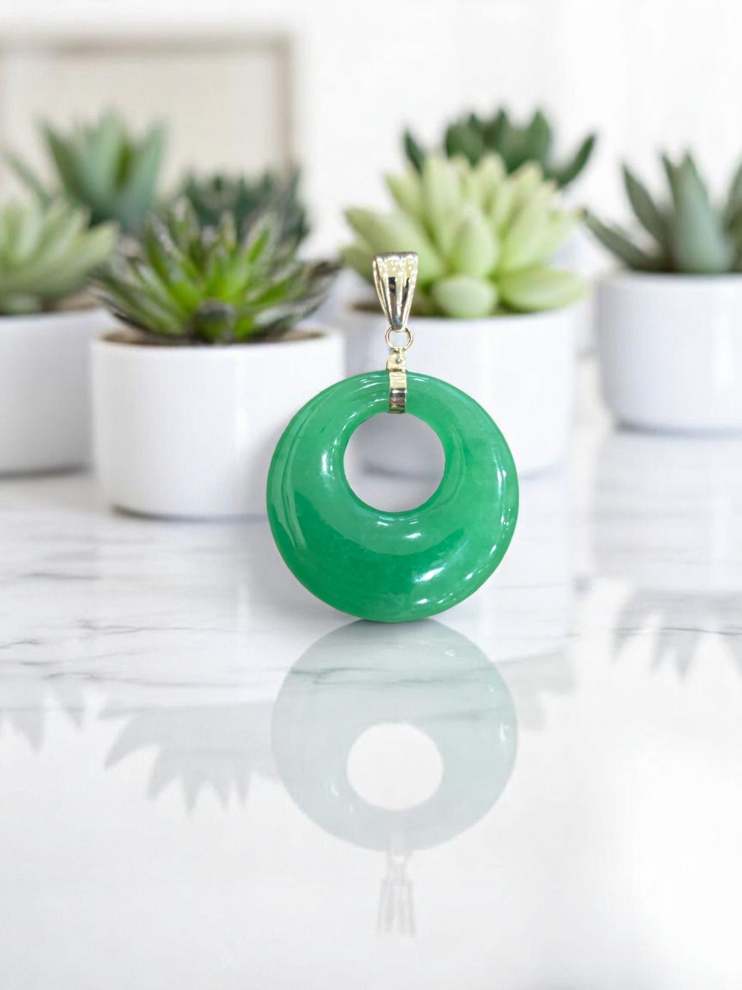 Jade Agogo pendant