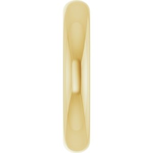 14K Yellow Gold 4 mm Dome Stackable Ring Size 7