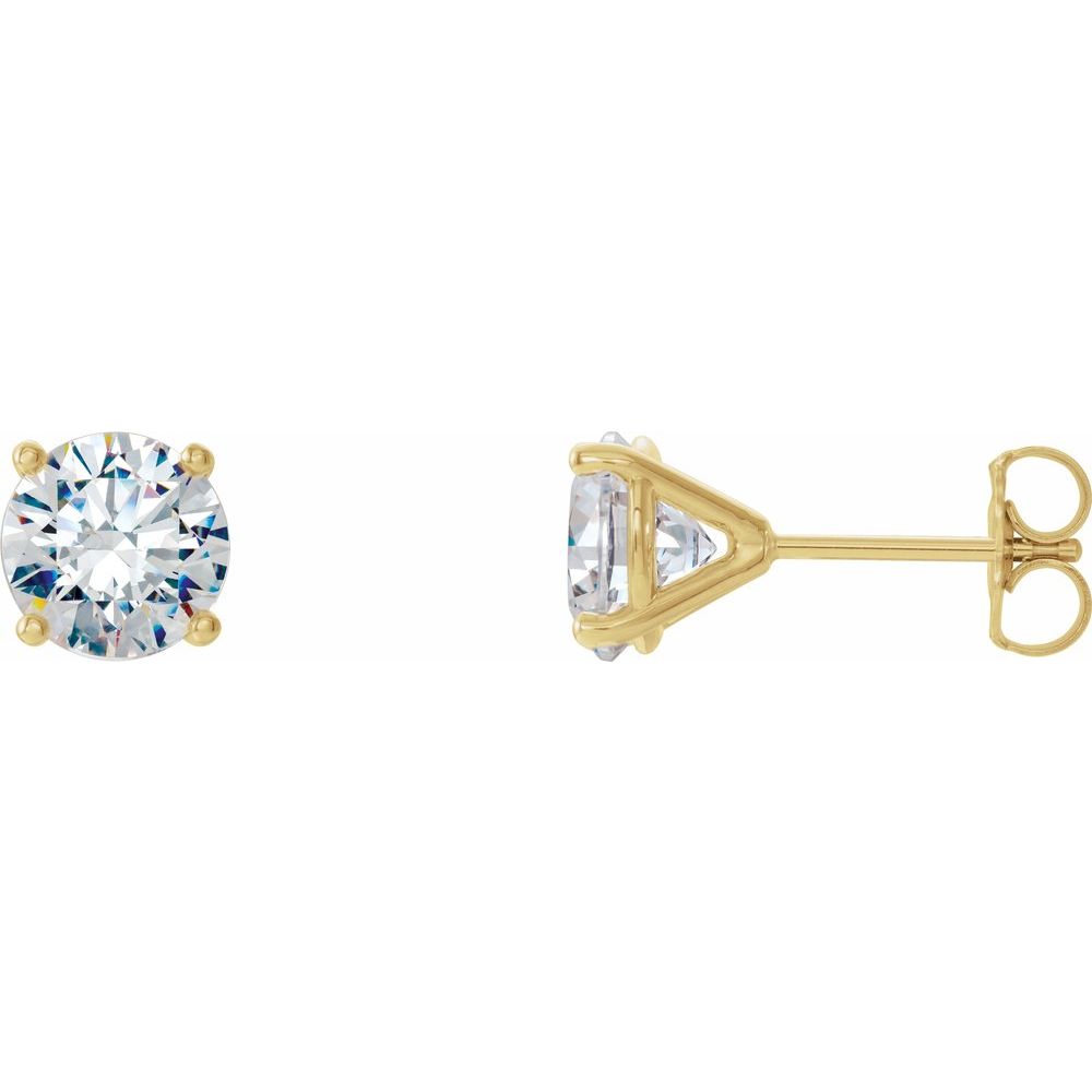 14K Yellow Gold 1/2 CTW Natural Diamond Cocktail-Style Earrings