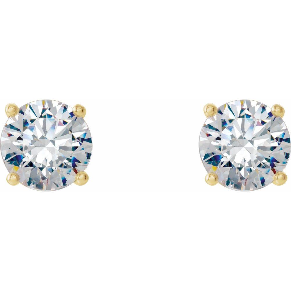 14K Yellow Gold 1/2 CTW Natural Diamond Cocktail-Style Earrings