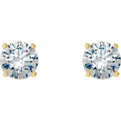 14K Yellow Gold 1/2 CTW Natural Diamond Cocktail-Style Earrings