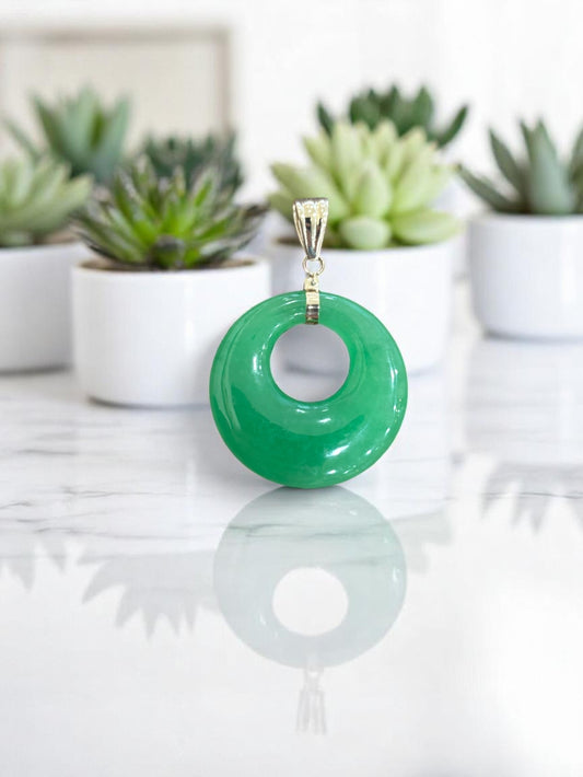 Jade Agogo pendant