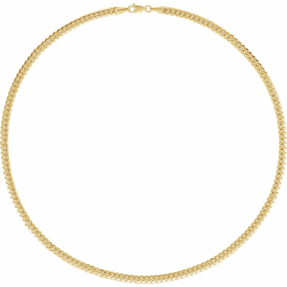 14K Yellow Gold 4.35 mm Miami Cuban Curb Chain