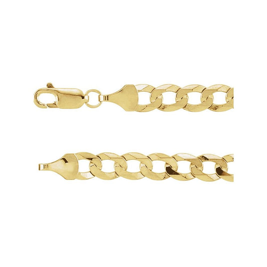 14k Gold 5.8mm Curb Chain