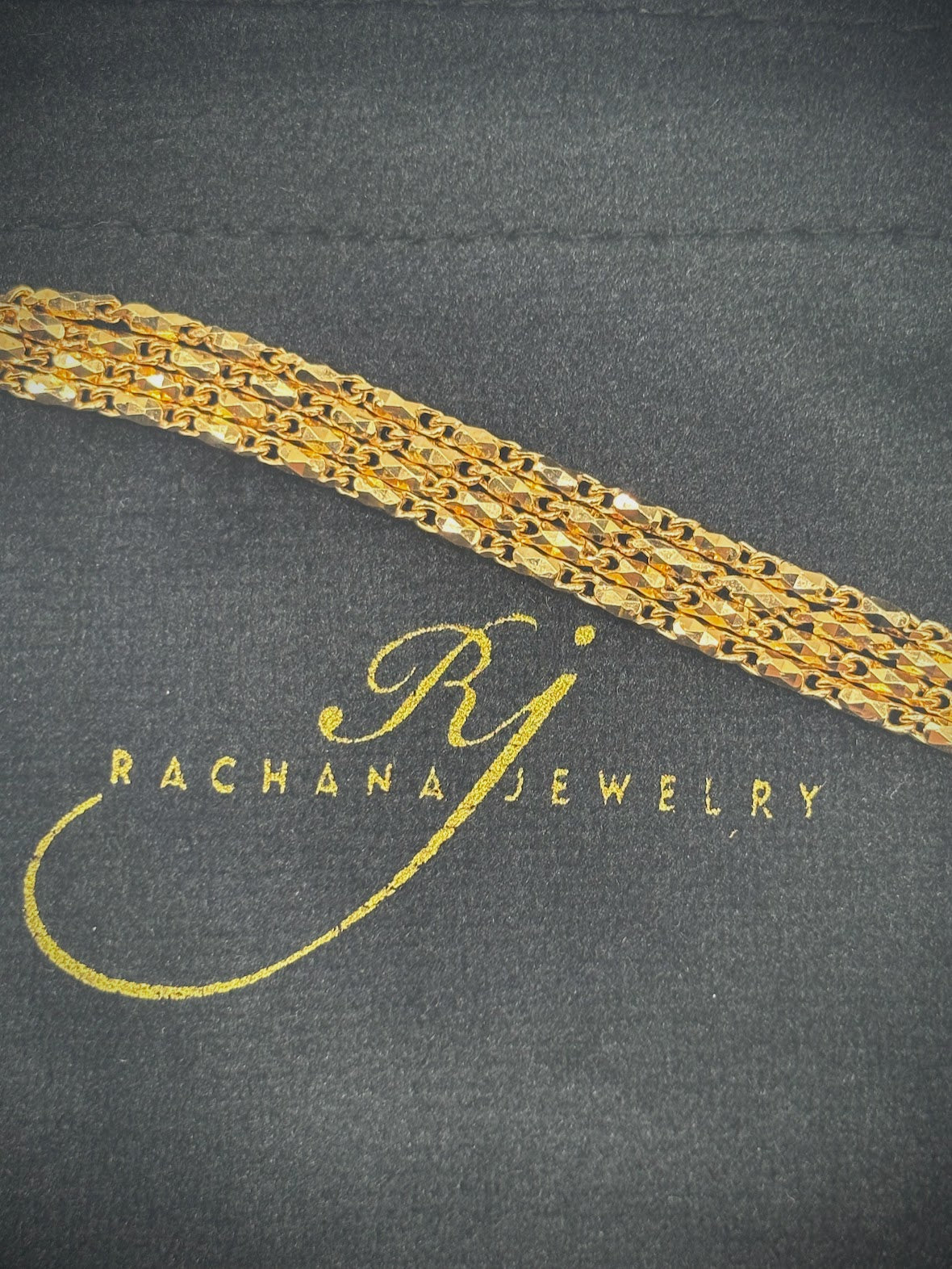 18k Diamond Barrel Chain