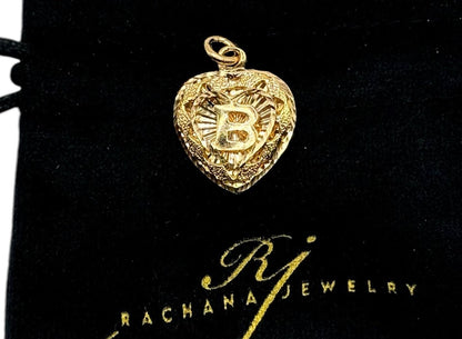 Heart Letter Pendants