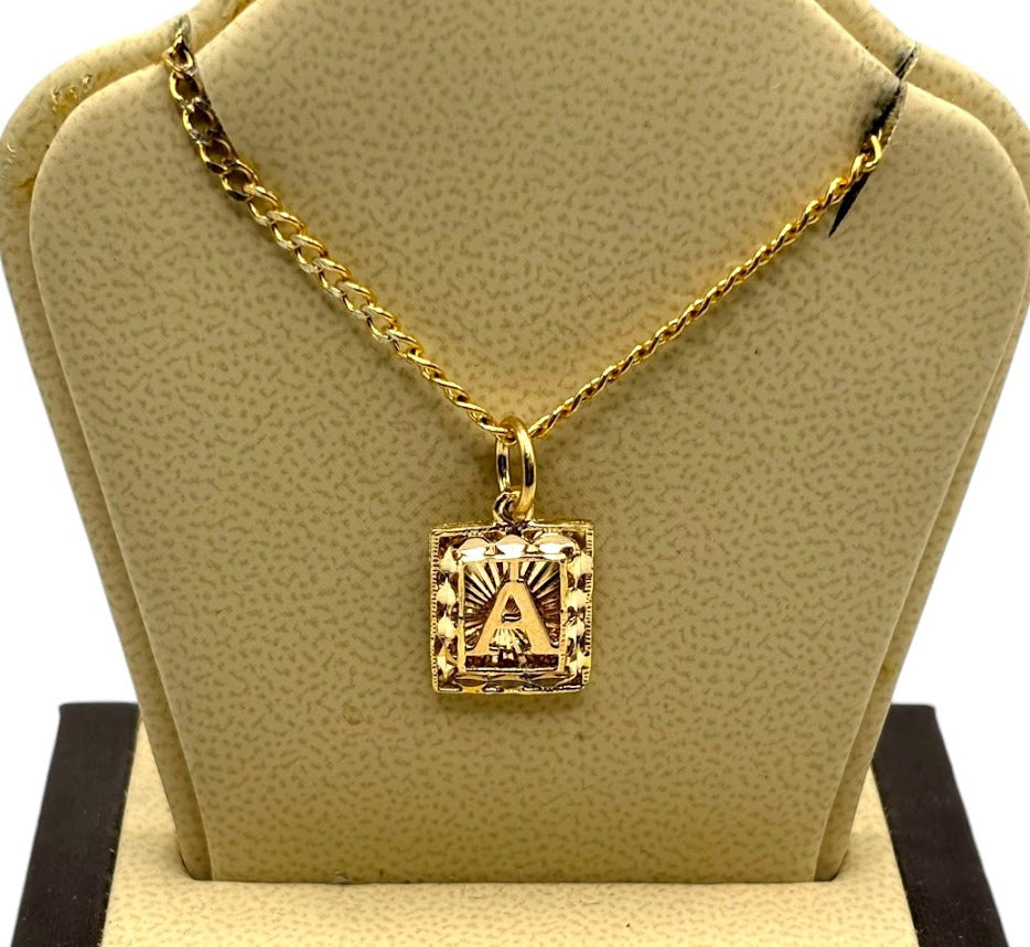 Small Letter Pendants
