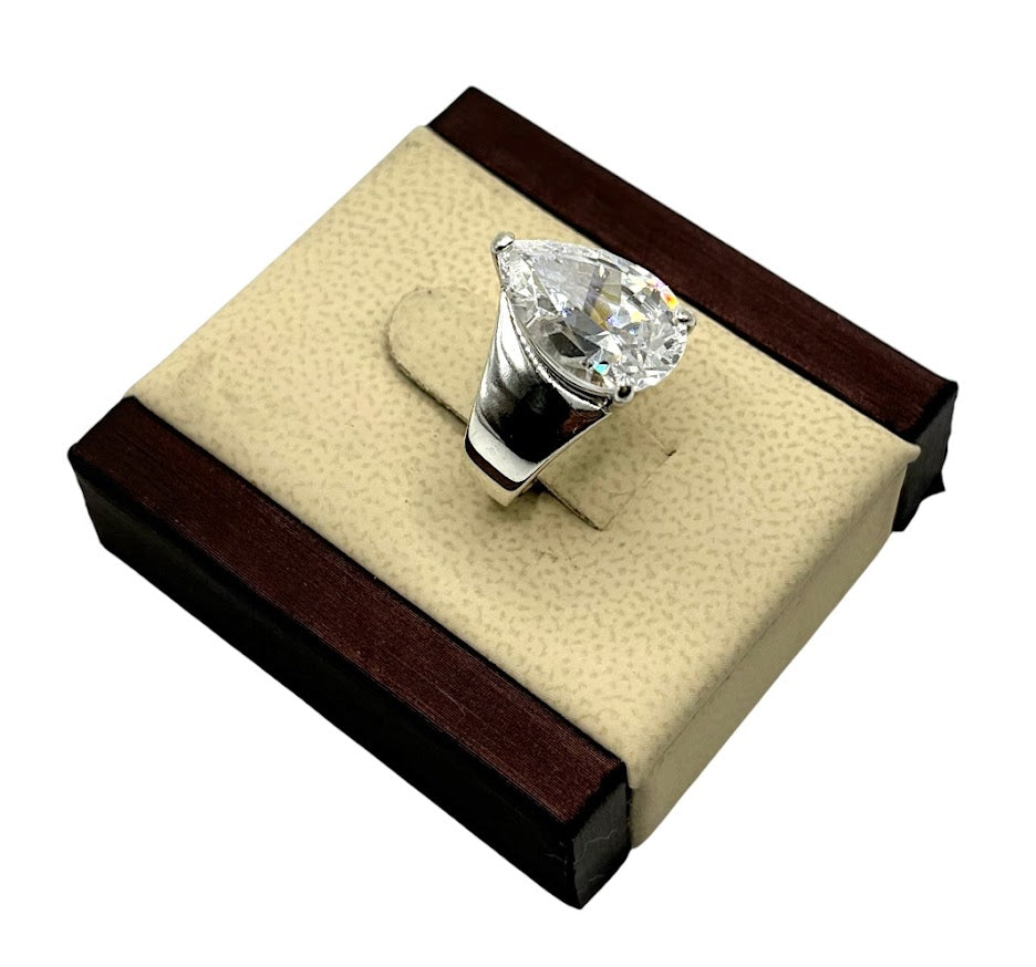 Teardrop Cubic Ring