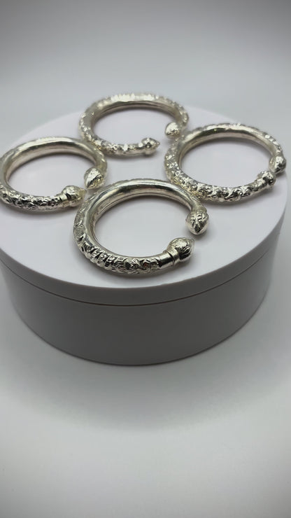 Children's Silver Bangles